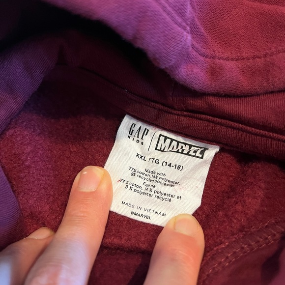 GAP x MARVEL Boys’ Hooded Sweatshirt - Picture 3 of 6